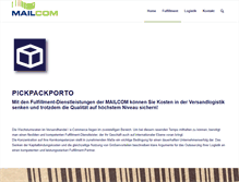 Tablet Screenshot of mailcom.de